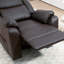 Fauteuil inclinable électrique en cuir Richel Vegan