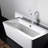 White Metal Freestanding Bathtub Faucet And Hand Shower. 46in Depth, 6.5in Width. Material, Corrosion . Full Coverage Spray For Excellent Stylish Bathroom Accessory With Shower In Metal. Manufacture,