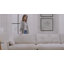 Repose-pieds standard en velours Salha-85683885