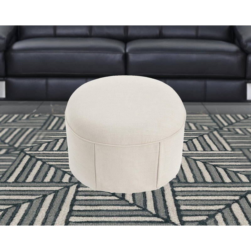 Repose-pieds 23 po, Beige