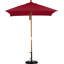 Parasol de marché carré 6 pi Yaritza-1278255298