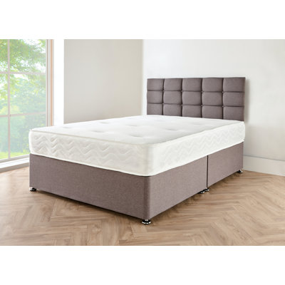 Gottberg Upholstered Divan Bed with Mattress