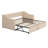 Twin Size Upholstered Daybed – Pop-Up Trundle Included-1476698166