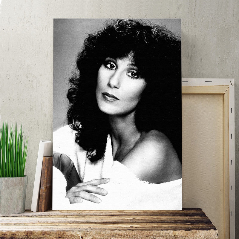 Cher Photographic - Wrapped Canvas, 50cm H x 35cm W