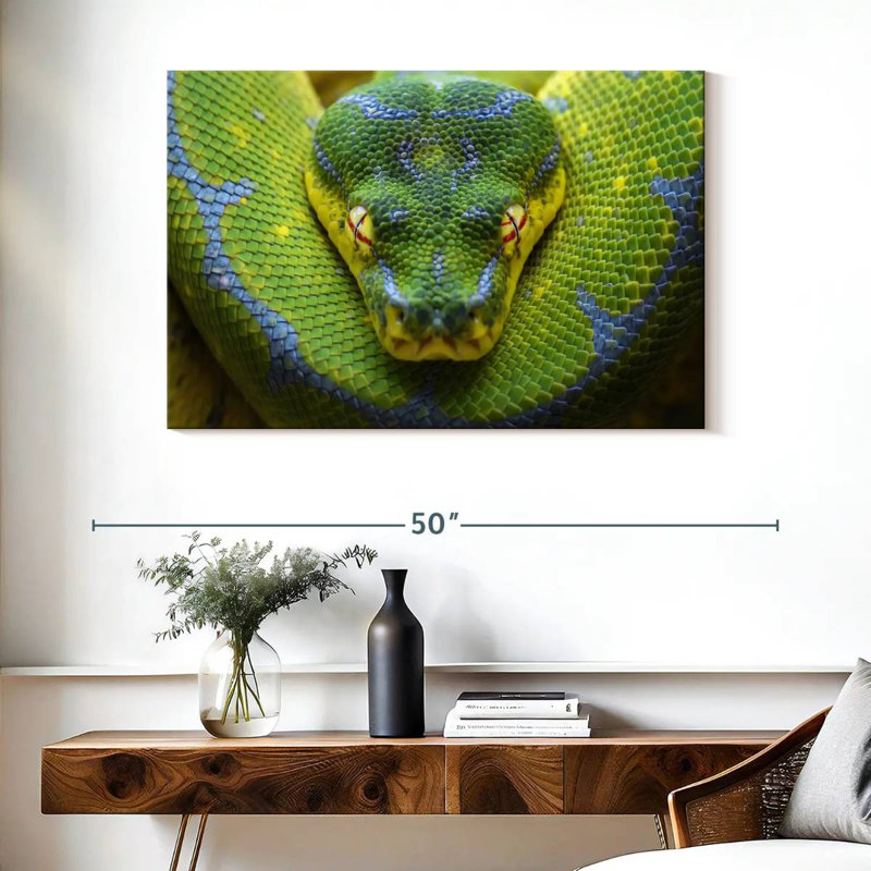 Fierce Green Tree Python