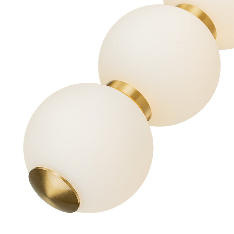 Luminaire suspendu simple en verre empilé à 1 lumière Khadra