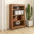 Classic Shaker Style Solid Wood Bookcase-1175095426-1206200923