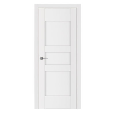Stile 036 Pre-Hung Soft White Laminated Modern Interior Door