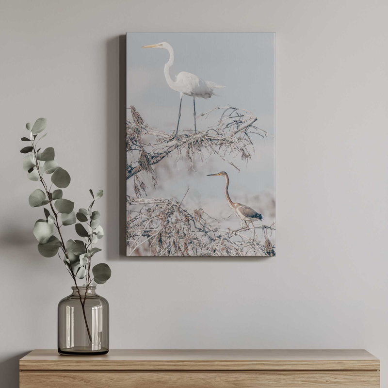 «Everglades pair» par Nathan Larson, reproduction d'art sur toile, Toile tendue, Ne s’applique pas, H 18 po x l 12 po