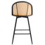 66 cm H Swivel Upholstered Bar Stool & Counter Stool with Metal Legs (set of 2 & set of 4)-2033917736-2033917735