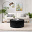 Table basse 35,83 "à rayures élégantes et minimalistes-606601707