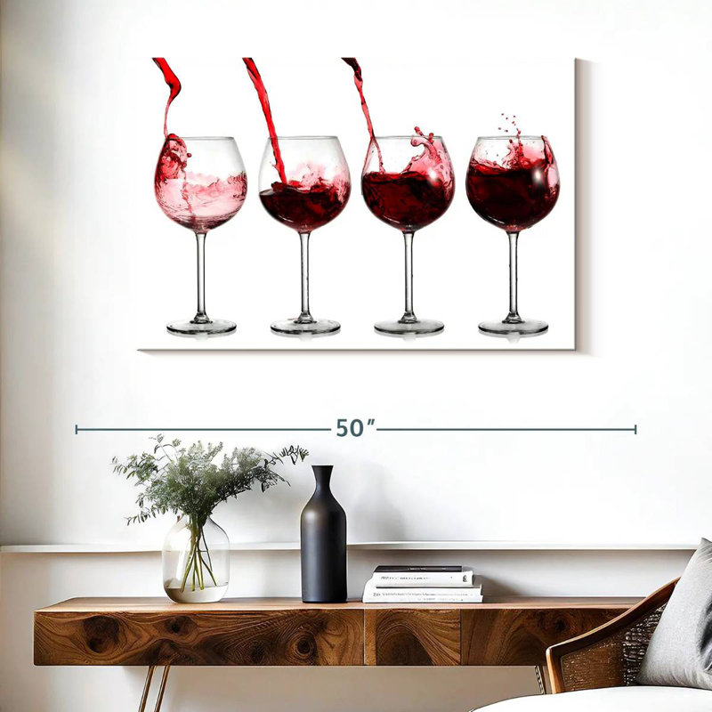Verres à vin rouge Yarlin, H 26 po x l 39 po