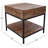 Deejay Solid Wood Top End Table with Storage