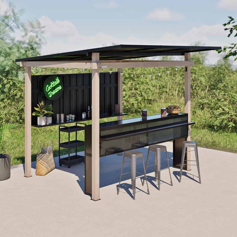 Pavillon de jardin 8,5 pi x 8,5 pi Soilo