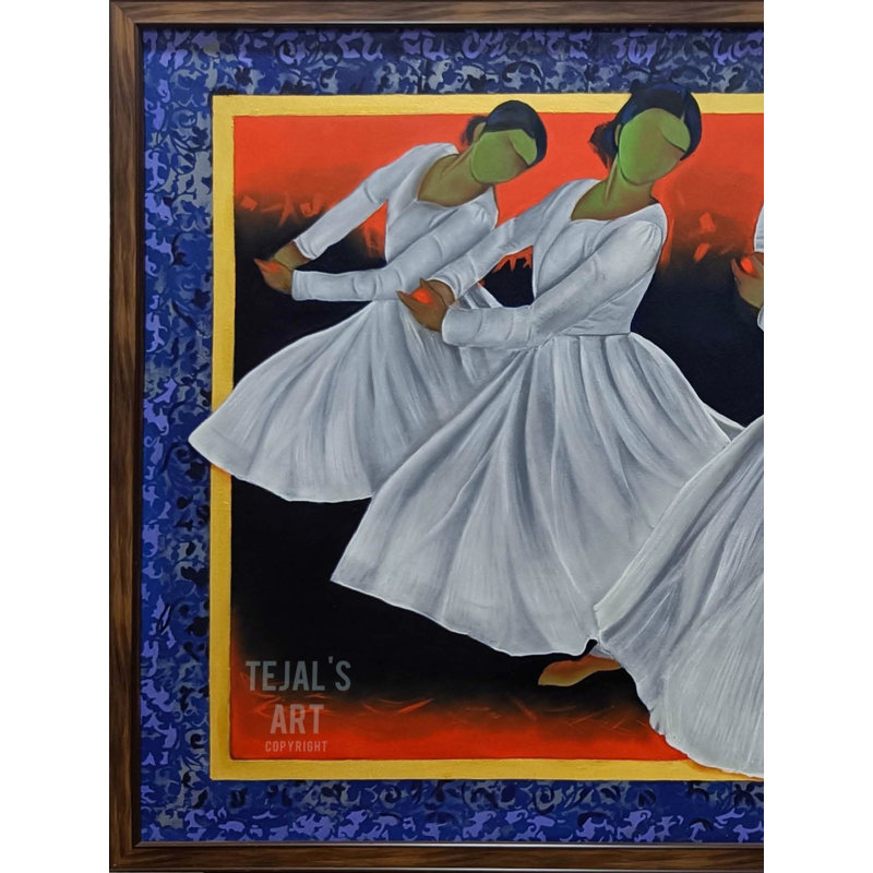Taal - Dedication | Oil On Canvas | By Tejal Modi | With Frame