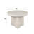 Joane Light Gray High Gloss End Table