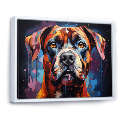 Boxer Boldness III sur toile