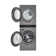 LG Single Unit Front Load WashTower with Center Control 4.5 cu. ft. Washer and 7.4 cu. ft. Electric Dryer