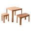 Schneck 75Cm Beech Solid Wood Dining Table