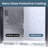 34" W x 74" H Semi-Frameless Matte Black Fixed Shower Panel with Easy-Clear Tempered Safety Glass-131495009