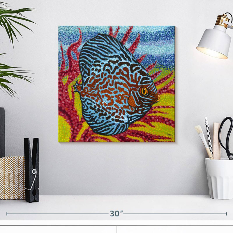 Brampt Brilliant Tropical Fish II, 16" H x 16" W