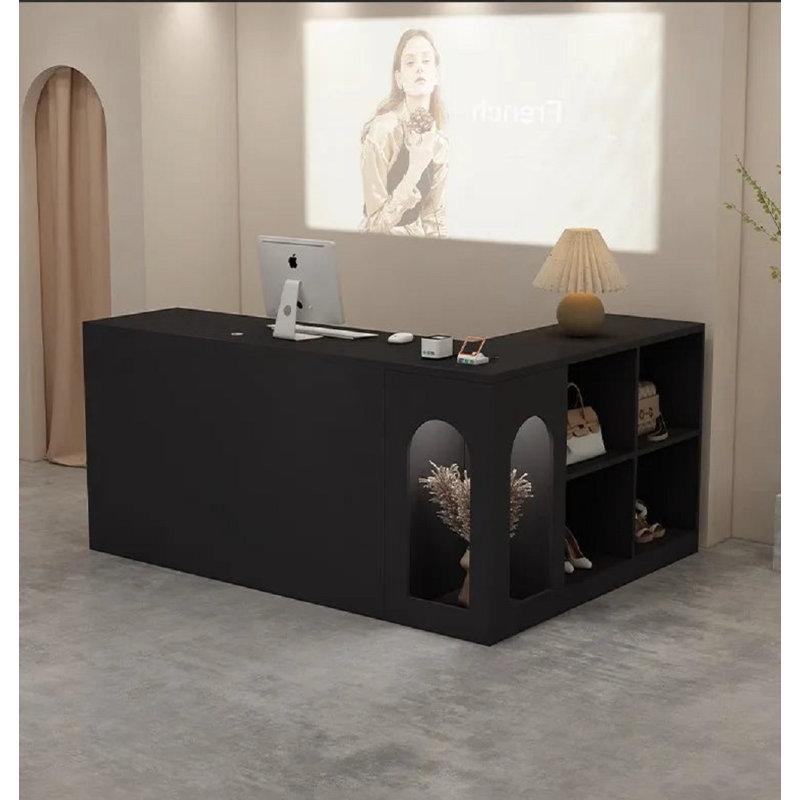 Cheylin L-Shaped Executive Desk, 90cm H x 170cm W x 110cm D