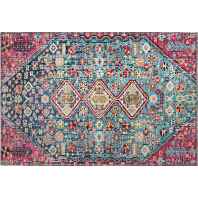 Premium Machine Washable Ashington AMF1834 Aztec Rug
