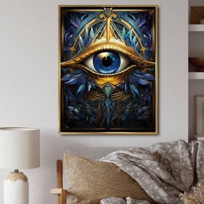 «Johnathen Symbols Eye of Horus», reproduction sur toile