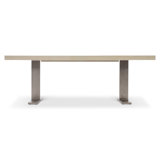 Solaria Extendable Solid Wood Double Pedestal Dining Table