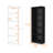 Sutton 4 Shelves Bookcase With Modern Storage Shelves-798474353