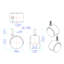 Nylon Swivel Hooded Hercules Twin Caster