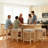 24" Hand-Brushed Wood Backless Counter Height Bar Stools Mid-Century Farmhouse Short Stools-5682541-11141324