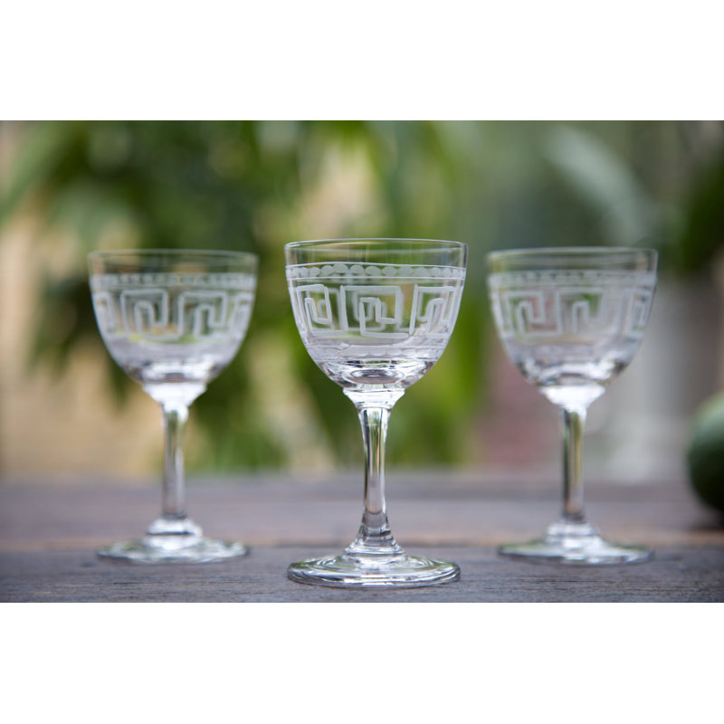 Handmade Crystal Cordial Glass