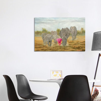 Charge 1 Piece Wrapped Canvas Painting