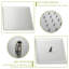 Douche de plafond double - Nickel brossé carré de 10 pouces avec système de pluie réglable et douchette amovible-117060419