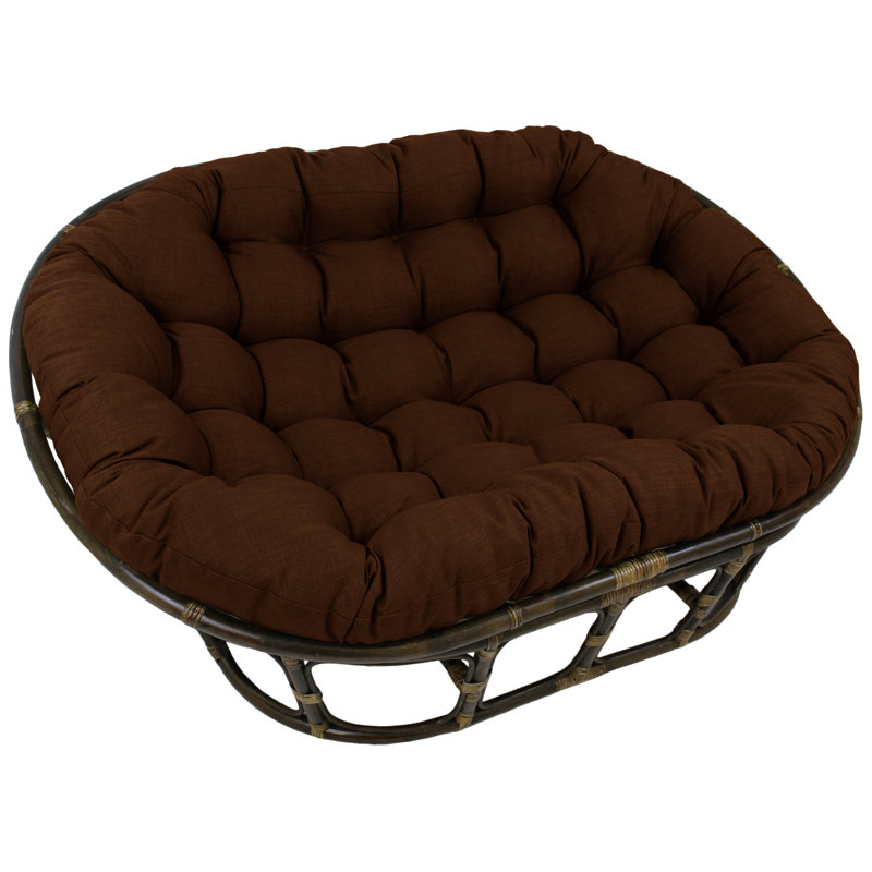 Outdoor 7'' Papasan Seat Cushion, Cocoa