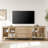 Farmhouse Living Room Table Set, 101"  Tv Stand & Two End Tables-107282061