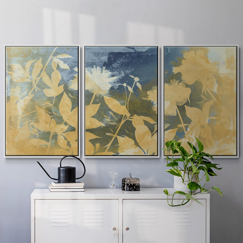 " Celebrate " 3 - Pieces, White, 40" H x 78" W x 2" D