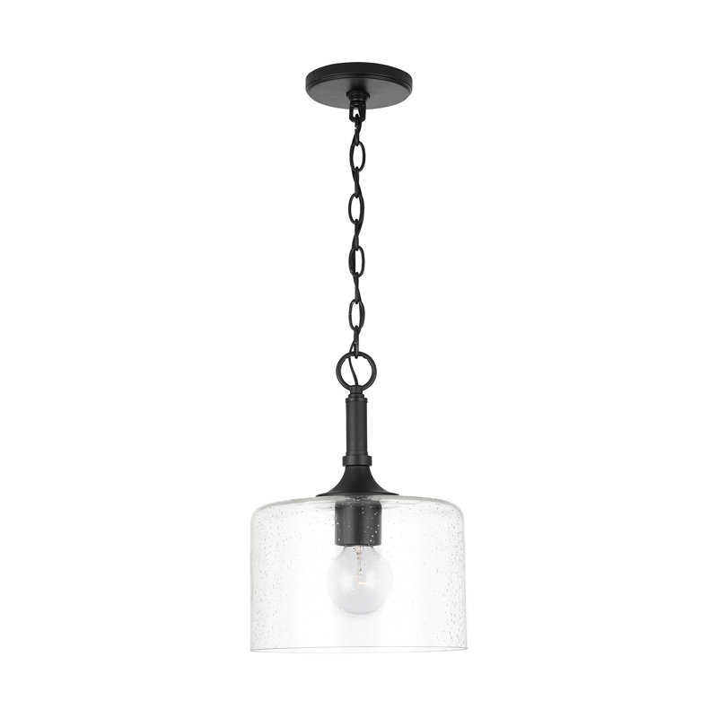 Ahern 1 - Light Single Pendant, Matte Black