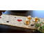 Chemin de table ovale géométrique en mélange de coton Saint-Valentin-827042674