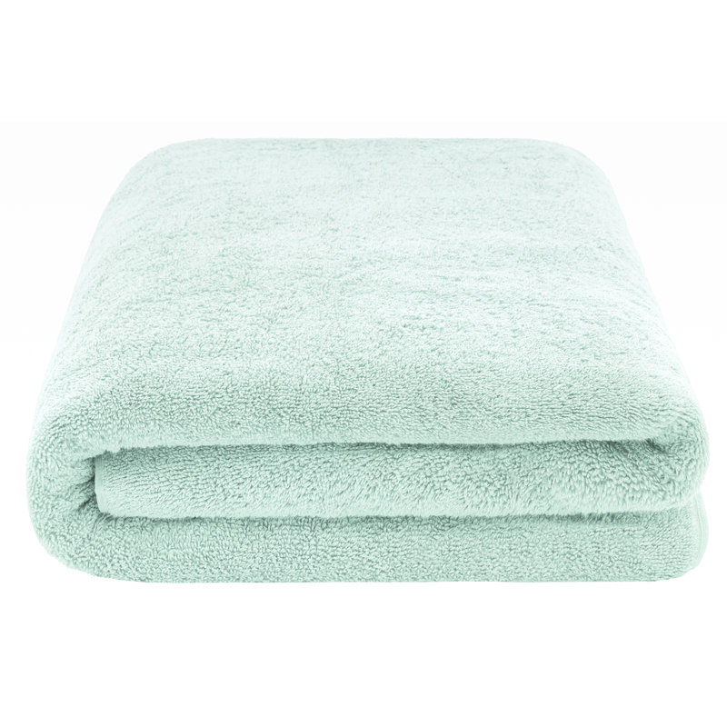 Drap de bain surdimensionné 100% coton 40 x 80 Darcelle, Menthe