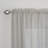 Girdhari 100% Polyester Crushed Voile Sheer Curtain Panel with Rod Pocket Top-1305866610-1305866614