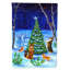 Drapeau de jardin Vosgeparan Corgi Christmas Peace