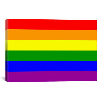 Lesbian, impression sur toile, drapeau arc-en-ciel