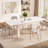 Extendable Dining Table, 55.1 X35.4 In...