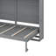 Grand lit escamotable avec armoires