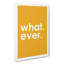 Whatever Yellow - Wrapped Canvas Print-61880551