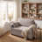 Convertible Chaise Lounge Sofa Bed with USB Ports, Cup Holders & Storage – Corduroy Sleeper Sofa for Living Room & Bedroom-1504983506
