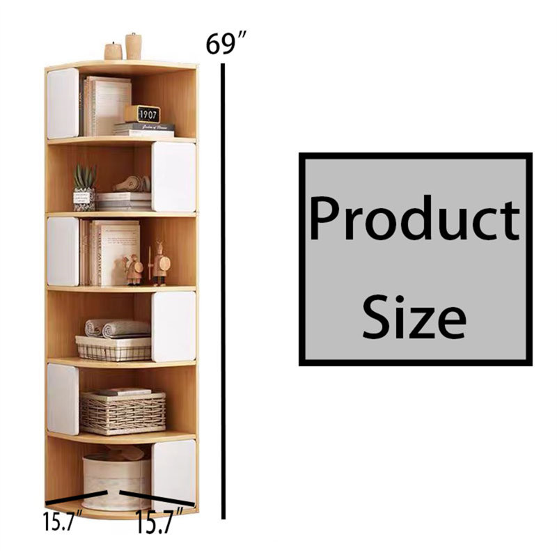 Jasee Corner Bookcase