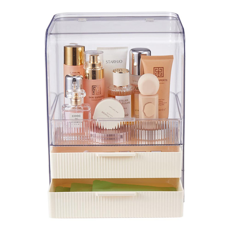 3-Tier Cosmetics Storage Organizer, Beige